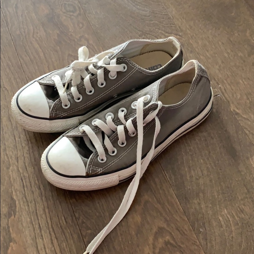 Grey converse all star sneakers